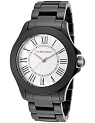 Cabochon Womens 302 Ceramique Black/White Textured Ceramics Watch