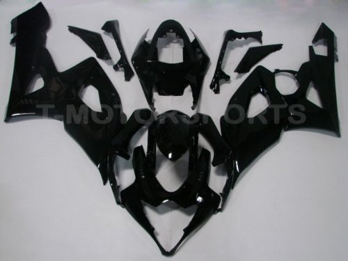 TMS Suzuki GSXR 1000 2005 2006 Black Fairing Bodywork Plastic Cowl Complete Kit