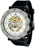 Adee Kaye #AK5022-M7 Men's Sports Multi Function Automatic Skeleton Watch with Resin Band