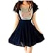 PinRoad Womens Preppy Ruffle Chiffon Gallus Short Skirt