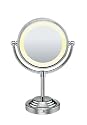 Conair BE4RLZ Classique Double-Sided Lighted Makeup Mirror with 5x Magnification