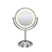 Conair BE4NW Classique Double-Sided Lighted Makeup Mirror with 5x Magnification