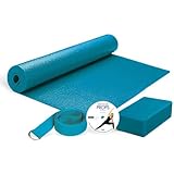 Yoga Essentials Beginners Yoga Kit (Yoga Mat, Yoga Brick, Yoga Strap & Yoga DVD) ~ Gaiam