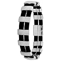 Invicta Men's Elements Collection Double Black Rubber Straps with Stainless Steel Links Bracelet #5956