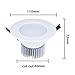 Lemonbest Dimmable LED Ceiling Light 7W Recessed LED Downlight for Ceiling Indoor Warm White