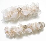 Rhinestone Garter Set Ivory 41E0g12ydCL. SL160 Rhinestone Garter Set Ivory