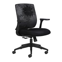 Safco Bliss Mid Back, Print with Black