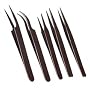 SET PROFESIONAL 5 PINZAS ACERO INOXIDABLE PUNTA AG&hellip de CHAVES