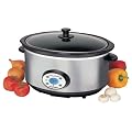 Morphy Richards Slow Cooker Digital / 350 Watt / 6,5 L / Warmhaltefunktion / Glasdeckel