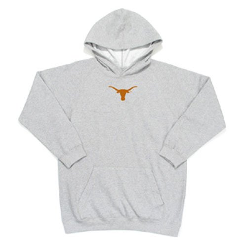 Texas Longhorns NCAA “JV” Youth Pullover Hooded Sweatshirt For Kids (Heather)