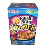 Kellogg's Raisin Bran Crunch Cereal 56.6 Total Ounce Two Bag Value Box