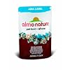 Almo Nature Azul Label Katzenfutter mit Huhn und Rind, 70 g, 12er Pack (12 x 70 g)