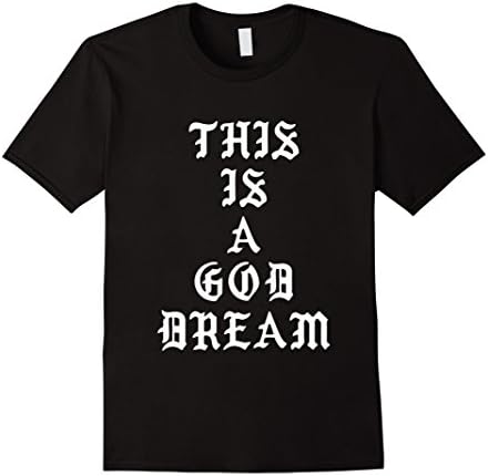 Men's This Is A God Dream T-shirt To Match Retro Air Jordans 11 12 Large Black