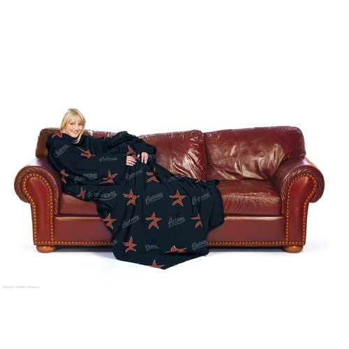 Houston Astros MLB Adult Comfy Fleece Throw