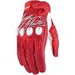 Icon Sub Street Angel Women's Textile Street Racing Motorcycle Gloves - Red