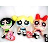 Powerpuff Girls Blossom Buttercup Bubbles Big 13 inches 3 Big Plush Doll - (Plus FREE Powerpuff Girls Trifold Wallet Gift!!!, Great Gift with great item, buy it now.)