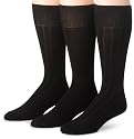 Nautica Men's 3-Pack Bamboo Texture Sock