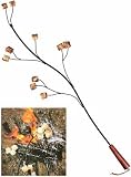 Rome s Marshmallow Tree Fork, Steel with Wood Handle