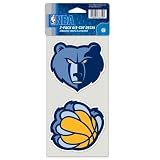 Memphis Grizzlies Set of 2 Die Cut Decals