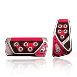 RAZO RP103RE Red Automatic Pedal Covers by Razo