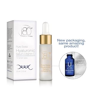 180 Ultima Pure Swiss, Hyaluronic Acid Serum with Vitamin C, Anti-Aging, Anti-Wrinkle, Instant-Lift Solution