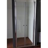80cm Duschabtrennung, Nischent�r mit 6mm Sicherheitsglas und Verstellbereich von 78-83cm