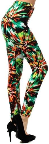 Swavoski Crystalize Crystals in Mint Green Printed Legging (one size, mixed)