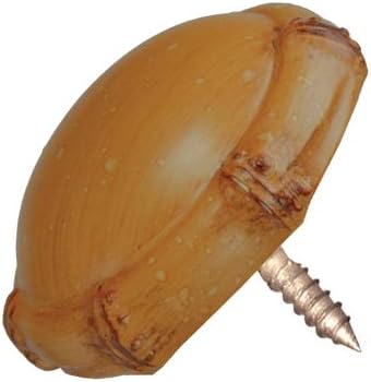 Menagerie Design End Cap for Window Rod, Bamboo