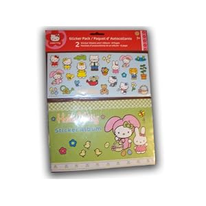 Hello Kitty Sticker Album and Stickers