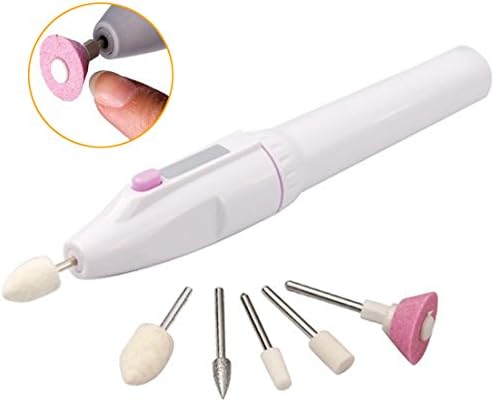 Hintel Manicure Pedicure Nail Drill Electric File Shaping Tool Kit Beauty Tools Travel Series