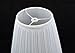 Urbanest Off White Mushroom Pleated Hardback Lamp Shades, Set of 2, 5x9x8.5 Inch (Spider)