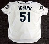 Ichiro Suzuki Autographed/Hand Signed 2002 Seattle Mariners Jersey #51 Holo #11