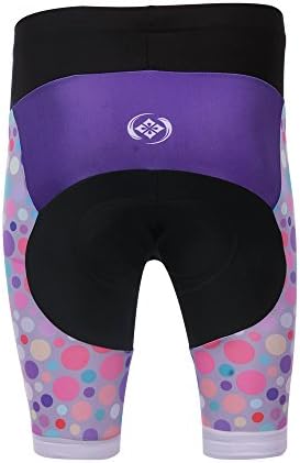 Spoz Women's Cycling Padded Workout Sportwear Padded Shorts Yours_t_304 XXXL