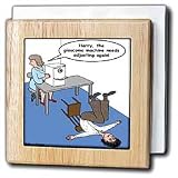 Review 3dRose LLC  / Eye Doctor - Glaucoma Test - 6 Inch Tile Napkin Holder