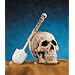 Grim Reaper Skull Toliet Brush and Holder