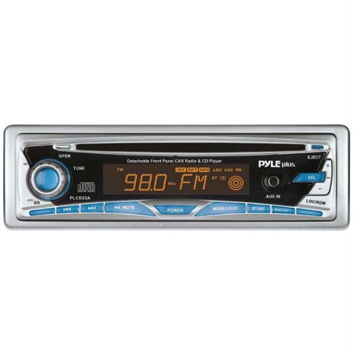 41E0zc6Ze7L PYLE PLCD23A AM/FM MPX Manual Tune Radio CD Player with Detachable Face