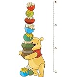 RoomMates RMK1501GC Pooh and Friends Peel & Stick Growth Chart