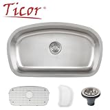 Undermount 16 Gauge Stainless Steel Single Bowl Kitchen Sink