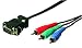 Electronics : 10m beamer link cable RGB Sub-D VGA to cinch