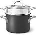 Kitchen & Housewares : Calphalon One Infused Anodized 6-1/2-Quart Stockpot with Stainless Pasta Insert and Lid