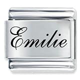 Name Emilie Italian Charms Bracelet Link