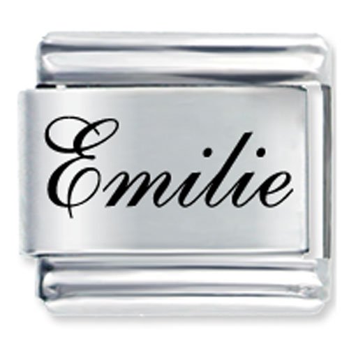 Name Emilie Italian Charms Bracelet Link