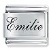 Jewelry : Name Emilie Italian Charms Bracelet Link