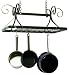 Enclume DR2 Decor Collection Rectangle with Grid Ceiling Rack, Hammered Steel