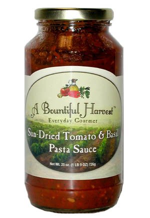 Sun Dried Tomato & Basil Pasta Sauce - A Bountiful Harvest Everyday Gourmet by A Bountiful Harvest