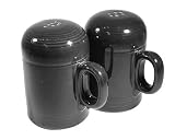 Fiesta Black 756 4-1/2-by-4-Inch Stovetop Salt and Pepper Set