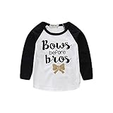 ベビー服　男の子 女の子　Ｔシャツ　ラグラン　長袖 (90 (1-2歳), 黒い)