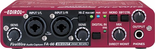 EDIROL 6in/6out FireWire Audio Interface FA-66