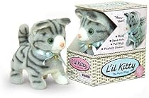 Lil Kitty Gray Walking Meowing Cat