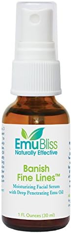 BANISH FINE LINES Antioxidant Face Serum. All Natural Face Oil Contains 3 of Nature's Most Potent Rejuvenating Antioxidants for Your Skin: Organic Argan Oil, Pure Emu Oil and Apricot Kernel Oil. Experience Emu Bliss.